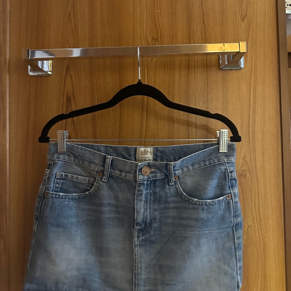 Blue Denim Skirt